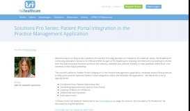 
							         Solutions Pro Series: Patient Portal Integration in the ... - TSI Healthcare								  
							    