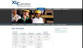 
							         Solutions - XLC Services								  
							    