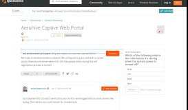 
							         [SOLVED] Aerohive Captive Web Portal - Networking - Spiceworks ...								  
							    