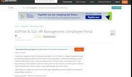 
							         [SOLVED] ASP.Net & SQL HR Management / Employee Portal - SQL ...								  
							    