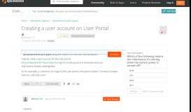 
							         [SOLVED] Creating a user account on User Portal - Spiceworks ...								  
							    