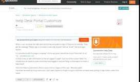 
							         [SOLVED] Help Desk Portal Customize - Spiceworks General Support ...								  
							    