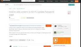 
							         [SOLVED] How to add content to AD FS Update Password page ...								  
							    