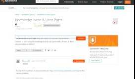 
							         [SOLVED] Knowledge base & User Portal - Spiceworks General Support ...								  
							    