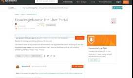 
							         [SOLVED] Knowledgebase in the User Portal - Spiceworks 6.0 ...								  
							    