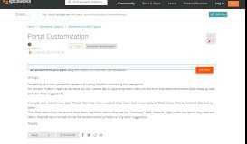 
							         [SOLVED] Portal Customization - Spiceworks General Support ...								  
							    