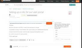 
							         [SOLVED] Setting up a URL for our user portal - Spiceworks General ...								  
							    