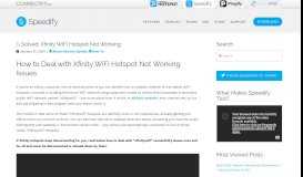 
							         Solved: Xfinity WiFi Hotspot Not Working - Speedify								  
							    