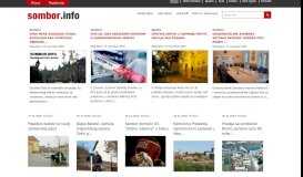 
							         Somborske vesti - Somborski informativni portal - Agencija SOINFO								  
							    