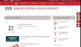
							         Somers Central School District / Homepage								  
							    