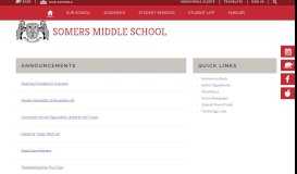 
							         Somers Middle School / Homepage - Somers Central School District								  
							    