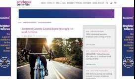 
							         Somerset County Council launches cycle-to-work ... - Employee Benefits								  
							    