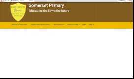 
							         Somerset Primary - Ministry of Education - Cyberschool								  
							    