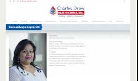 
							         Sonia Acharya-Gupta, MD | Charles Drew Health Center								  
							    