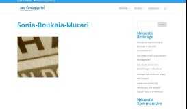 
							         Sonia-Boukaia-Murari - das Vorsorgeportal								  
							    