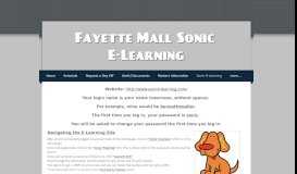 
							         Sonic E-Learning - - Home								  
							    