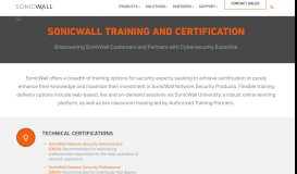 
							         SonicWall Training and Certification for cyber-security experts all ...								  
							    