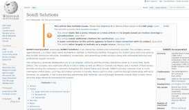 
							         Sonifi Solutions - Wikipedia								  
							    