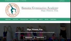 
							         Sonoma Gymnastics Academy: Home								  
							    