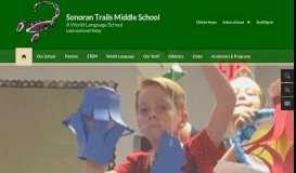 
							         Sonoran Trails Middle School / Homepage								  
							    
