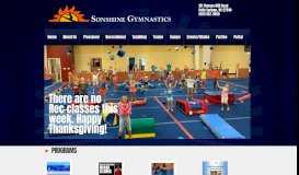 
							         Sonshine Gymnastics » Boys Gymnastics, Girls Gymnastics, Tumbling ...								  
							    