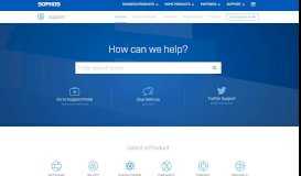 
							         Sophos Support - Contact Sophos Technical Support: Support Plans ...								  
							    