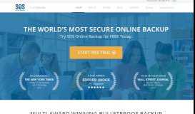 
							         SOS : Online Backup | Cloud Backup Business | Online Mac Backup								  
							    