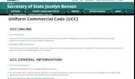 
							         SOS - Uniform Commercial Code (UCC) - State of Michigan								  
							    