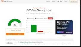 
							         sosyalmedyakazan.com SEO Report | SEO Site Checkup								  
							    