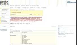 
							         Soter, Johannes - DNB, Katalog der Deutschen Nationalbibliothek								  
							    