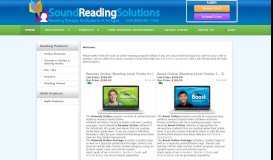 
							         Sound Reading Solutions								  
							    