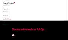 
							         SourceAmerica FAQs | SourceAmerica								  
							    