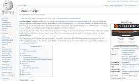 
							         SourceForge - Wikipedia								  
							    