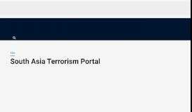 
							         South Asia Terrorism Portal | Section - Asia Times								  
							    