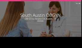 
							         South Austin OBGYN: OB-GYNs: Austin, TX								  
							    