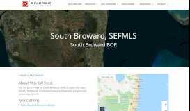 
							         South Broward, SEFMLS | Diverse Solutions								  
							    