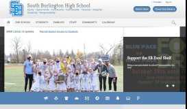 
							         South Burlington High School (9-12) / SBHS Homepage								  
							    
