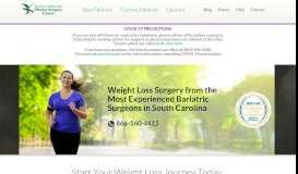 
							         South Carolina Obesity Surgery Center: Bariatric Weight Loss & Surgery								  
							    