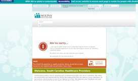 
							         South Carolina - Providers Home - Molina Healthcare								  
							    