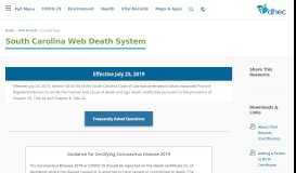 
							         South Carolina Web Death System | SCDHEC								  
							    
