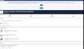
							         South Country Central School District - Home | Facebook								  
							    