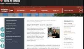 
							         South Country Health Alliance | Goodhue County, MN - Official Website								  
							    