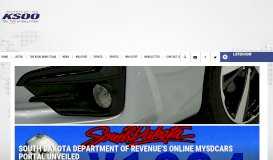 
							         South Dakota Department of Revenue's Online MySDCars Portal ...								  
							    