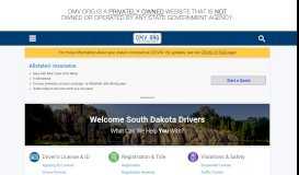 
							         South Dakota DMV Guide | DMV.ORG								  
							    