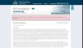 
							         South Dakota - State Energy Profile Analysis - U.S. Energy Information ...								  
							    