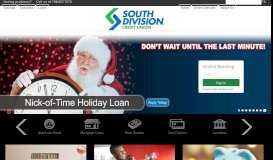 
							         South Division Credit Union								  
							    