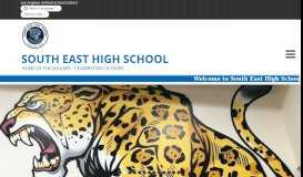 
							         South East High School								  
							    
