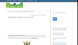 
							         South Eastern Kenya University (SEKU) Portal @portal.seku.ac.ke								  
							    