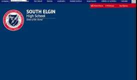 
							         South Elgin High / Homepage - School District U-46								  
							    