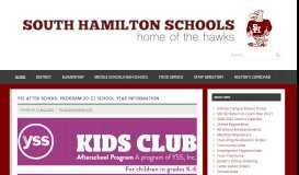 
							         South Hamilton Schools								  
							    